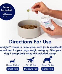 PetLab Co. ProBright Dental Powder for Dogs - Tailored Teeth Cleaning Made Easy – Formula Tailored for Small-Sized Dogs Small Dogs 14 71JRb5cRqL