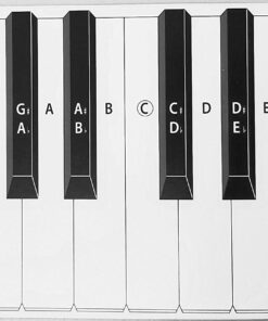 Practice Keyboard & Note Chart for Behind the Piano Keys 22 71JRdEqyyL