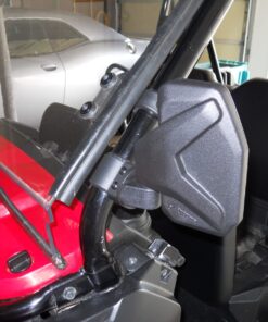 Chupacabra Offroad UTV Side Mirror Kit (2 Pack) Fits 1.6"- 2" Round Roll Cage Bar, Side UTV Mirrors w/Break Away & Adjustable Design - High Impact Shatter Proof Tempered Glass (Driver/Passenger Side) 42 71JRsjqBUuL