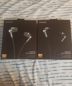 1MORE Triple Driver In-Ear Earphones Hi-Res Headphones with High Resolution, Bass Driven Sound, MEMS Mic, In-Line Remote, High Fidelity for Smartphones/PC/Tablet - Silver 53 71JSgEqBvL