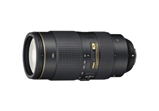 Nikon AF-S FX NIKKOR 80-400mm f.4.5-5.6G ED Vibration Reduction Zoom Lens with Auto Focus for Nikon DSLR Cameras Lens Only