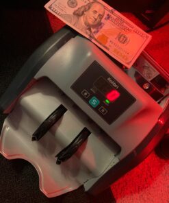 KOLIBRI Money Counter Machine with Advanced Counterfeit Detection & LCD Display | 1,500 Bills per Minute Cash Counter | Add and Batch Modes | 3-year Warranty, 24/7 US Customer Support (2024 Model) 29 71JUD4n34L 4