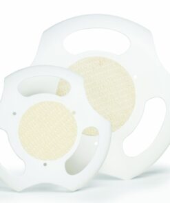 Camco Stack-A-Plate- Easily Organize, Store and Protect Plates During Travel, Non- Slip Backing, Simply Dispense Plates During Later Use, Great For RVs - White (43601) 18 71JUGaLlipL