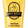 BEE BALD SHAVE Premium Shave Cream Goes On Light & Slick For A Shave That's Incredibly Smooth & Quick For Both Face And Head, 6 Fl Oz