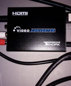 Tendak 3RCA CVBS Composite & S-Video R/L Audio to HDMI Converter Adapter Support 720P/1080P with 3RCA S-Video Cable for NES SNES N64 PS2 PS3 HDTV 32 71JUoBunijL