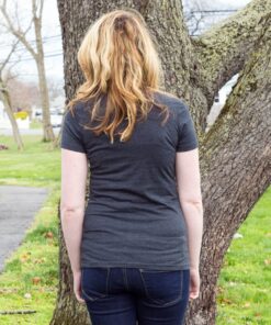 Gone For a Run Runners Tee Womens T-Shirt | Women's Everyday Runners Tee - She Believed She Could Large Charcoal Gray 10 71JV6 vRlTL