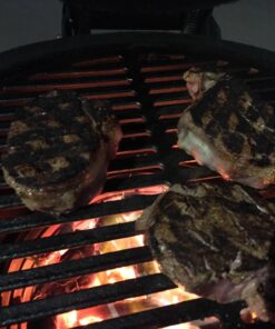 Alternative view of Aura outdoor products Cast Iron Dual Side Grid BBQ Cooking Grate 18" Inches for Big Green Egg, Kamado Joe, Vision