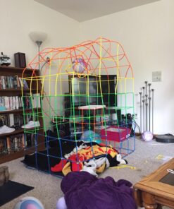 Straw Constructor STEM Building Toys 800 pcs-Colorful Interlocking Plastic Enginnering Toys- Fun- Educational- Safe for Kids- Develops Motor Skills-Construction Blocks- Best Gift for Boys and Girls 20 71JXSgy2OEL