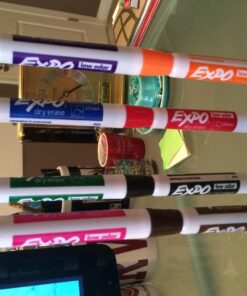 EXPO Low Odor Dry Erase Markers, Chisel Tip, Assorted Colors, 8 Pack 8 Count (Pack of 1) 18 71JXT5uTbjL