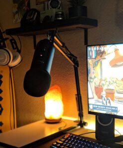 Neewer Microphone Arm Stand, Suspension Boom Scissor Mic Arm Stand with 3/8” to 5/8” Screw and Cable Ties Compatible with Blue Yeti, Snowball, Yeti X, Quadcast and Other Mics, Max Load 1.5kg 52 71JXtd378PL