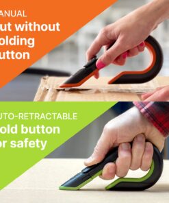 Slice - 10400 Box Cutter, 3 Position Manual Button with Ceramic Blade, Locking blade 1 Box Cutter 21 71JY9IDy4L