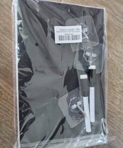 REGELETO Class Jobs Pocket Chart with 70 Colorful Dry Erase Cards and 3 Hooks,Class Management Educational Pocket Chart Teacher's Helper Size: 24.5”x21.8”inch Bulletin Board for Classroom (Black) 16-Pockets 30 71JYBKFJMdL