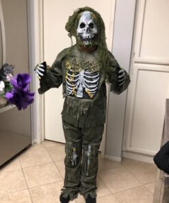 Alternative view of Fun World boys Skeleton Zombie Large 12 - 14 As Shown