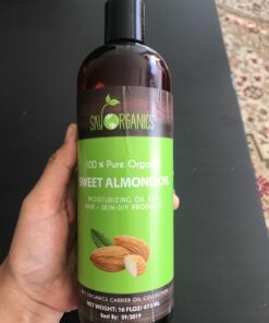 Sky Organics Organic Sweet Almond Oil for Body 100% Pure & Cold-Pressed USDA Certified Organic to Moisturize, Soften & Nourish, 16 fl. Oz 16 Fluid Ounces 42 71JYqMXetYL