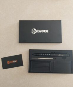The Atomic Bear Tactical Pen - Pen With Window Breaker - Used in Police and Military Gear - Ballpoint Pens with Free 2nd ink refill 42 71JZZP9dVfL