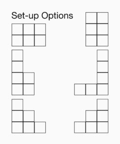 Whitmor Storage Cubes - Stackable Interlocking Wire Shelves - 14.25"D x 14.5"W x 14.5"H - Black (Set of 6) 32 71JaTEhfK8L