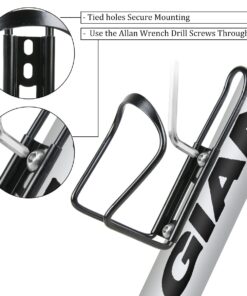Bike Water Bottle Holder, Alloy Aluminum Lightweight Water Bottle Cages for Bike, 2 Pack Bicycle Water Bottle Holder Cages Brackets Bicycle Accessories Water Bottle Mount for MTB Bike Road Bike Black 9 71JapD5myL