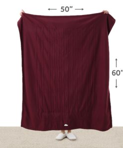 Sunbeam Royal Ultra Cabernet Heated Personal Throw / Blanket, Cozy-Warm, Adjustable Heat Settings 21 71JarWkfgL