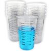 20 8oz Disposable Graduated Clear Plastic Cups for Mixing Paint, Stain, Epoxy, Resin 43 71JauX8HCJL
