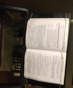 Adjustable Book Holder and Laptop Stand - Portable Aluminum Book Stand for Textbooks, Cookbooks, Recipe Books, and Tablets Black 45 71Jb2um1L