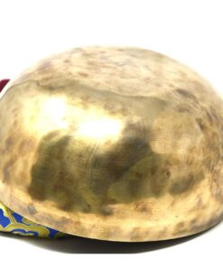 8" Large Hand-hammered Tibetan Singing Bowl for Meditation, Healing, Mindfulness, Relaxation ~ Antique Finished Bowl, Wooden Mallet, drum-stick, Silk Made Cushion 16 71JbIgfbZaL