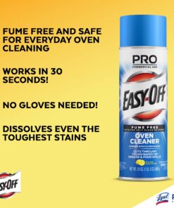 Easy-Off-74017 Professional Fume Free Max Oven Cleaner, Lemon 144 oz (6 Cans x 24 oz) 20 - 30 ounces 19 71JblWiFTGL