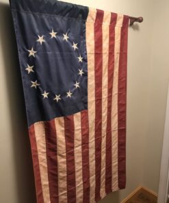 Betsy Ross Vintage Embroidered Flag - 3x5ft Premium Oxford Polyester - Founding Fathers Flags 30 71JcCc9vLcL