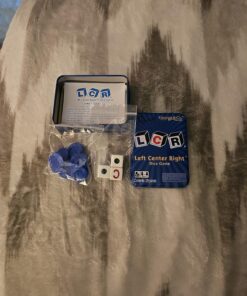 Alternative view of LCR® Left Center Right™ Dice Game - Blue Tin