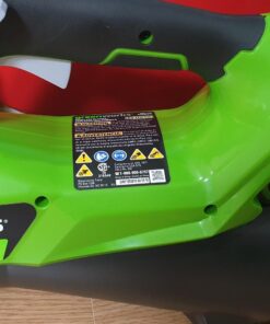 Greenworks 40V (115 MPH / 430 CFM) Brushless Axial Leaf Blower, 2.0Ah Battery and Charger Included Brushless Blower (2.0Ah) 26 71JcrZUC3eL 1