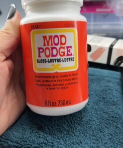 Mod Podge CS11201 Waterbase Sealer, Glue and Finish, 8 oz, Gloss 1 45 71JdFRScGBL