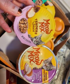 Meow Mix Tender Favorites Wet Cat Food, Poultry & Beef Variety Pack, 2.75 Ounce (Pack of 24) (Packaging May Vary) Variety Pack: Poultry & Beef 2.75 Ounce (Pack of 24) 35 71JdSm5jETL