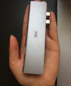 USB C Hub Adapter MacBook - UtechSmart 7 in 2 MacBook Pro/Air Accessories Multiport Adapter with Thunderbolt 3 Port, 100W PD 4K@30Hz, 40Gbps 4K HDMI, 3*USB3.0 Data Port SD and MicroSD Card Reader 31 71JdUeIpJL