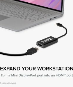 Plugable Mini DisplayPort/Thunderbolt 2 to HDMI 2.0 Adapter for Older Macs and Surface PCs with MDP Ports - Driverless 18 71JddzZcv0L