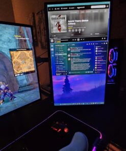 Sceptre 24-inch Professional Thin 1080p LED Monitor 99% sRGB 2x HDMI VGA Build-in Speakers, Machine Black (E248W-19203R Series) 24" 75Hz 46 71JdpOR8OfL