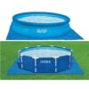 Intex Pool Ground Cloth for 8ft to 15ft Round Above Ground Pools 23 71JdyakwHNL