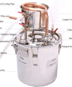 WMN_TRULYSTEP MSC03 Copper Alcohol Moonshine Ethanol Still Spirits Boiler Water Distiller, 20 Litres 5 Gallon 20 Liters 28 71Je2bPEFiL 1