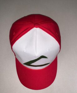 Pokémon Ash Ketchum Embroidered Unisex-Adult Hat Cap -One-Size Red/White 32 71JeS1YGi1L