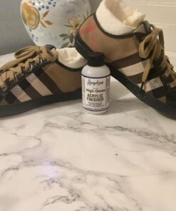 Angelus Brand Acrylic Leather Paint High Gloss Finisher No. 610 - 4oz, Packaging may vary 4 Fl Oz (Pack of 1) 33 71JeulvByL