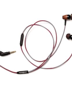 Symphonized DRM red Gray DRM Premium Genuine Wood in-Ear Noise-isolating Headphones with Mic, Red/Gray 11 71Jf6MD3rEL