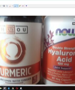 Zhou Turmeric Curcumin and Ginger with Bioperine 1800 mg | Extra Strength Antioxidant for Maximum Joint Comfort and Mobility | Non-GMO | 30 Servings, 90 Veggie Caps 18 71JgSgfZIJL