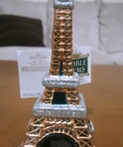 Kurt Adler 5-Inch Noble Gems Glass Eiffel Tower Ornament,Christmas 5 71Jh 5pdcBL