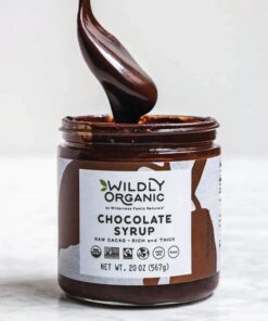 Wildly Organic Chocolate Syrup - Certified Organic Vegan Fair Trade Non-GMO Kosher - 2 Ingredient - 20 Oz. 1.25 Pound (Pack of 1) 12 71Jh 8B2S3L