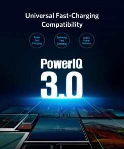 Anker 60W PIQ 3.0 & GaN Tech Dual Port Charger, PowerPort Atom III (2 Ports) Charger with a 45W USB C Port, for USB-C Laptops, MacBook, iPad Pro, iPhone, Galaxy, Pixel and More Black 15 71JhDVGrzvL