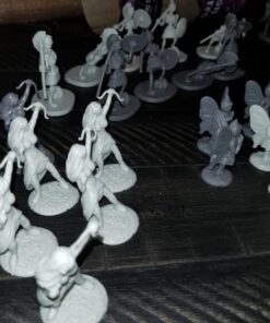 Monster Fantasy Creature Mini Action Figure Playset - 98pcs Toy Miniatures with 14 Unique Designs - Dragons,Wizards,Orcs, & More- XL 1/32 Scale Compatible with Dungeons and Dragons and other RPG Games 82 71JhhE CDSL