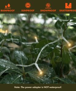 Twinkle Star 300 LED Window Curtain String Lights Wedding Party Home Garden Bedroom Outdoor Indoor Wall Decorations, Warm White *Warm white 27 71Ji1nOOAXL