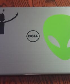 ShadowMajik Alien Head Sci-Fi Vinyl Decal Sticker (6" X 4.5", Lime Green) 11 71JiR4PxoqL