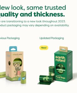 Earth Rated Dog Poop Bags, Guaranteed Leak Proof and Extra Thick Waste Bag Refill Rolls For Dogs, Unscented, 120 Count 120 Bags 23 71JiwQ dkQL