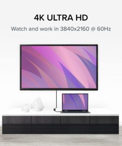 Plugable Mini DisplayPort/Thunderbolt 2 to HDMI 2.0 Adapter for Older Macs and Surface PCs with MDP Ports - Driverless 19 71JjaNnU09L