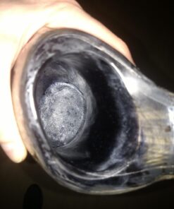 AleHorn Original Handcrafted Authentic Viking Drinking Horn Tankard for Beer Mead Ale - Genuine Medieval Inspired Stein Mug Food Safe Vessel with Handle (XL - 20oz, Durable Resin Base) XL - 20oz 33 71Jl021aOL