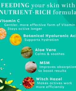 TruSkin Vitamin C Face Serum – Anti Aging Face & Eye Serum with Vitamin C, Hyaluronic Acid, Vitamin E – Brightening Serum, Dark Spot Remover, Even Skin Tone, Eye Area, Fine Lines & Wrinkles, 1 Fl Oz 1 Fl Oz (Pack of 1) 29 71JlGDCVigL